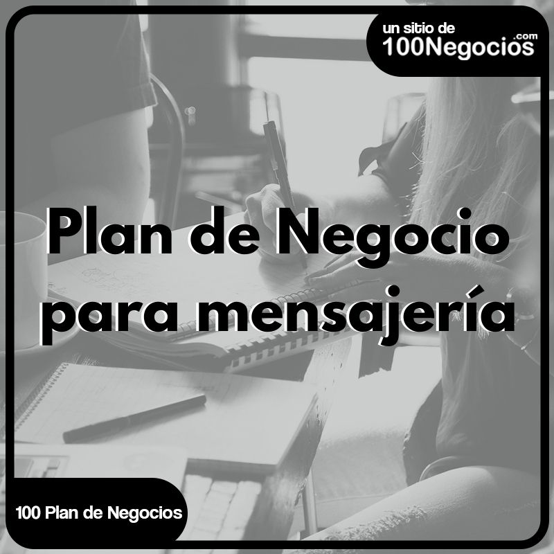 plan de negocios de mensajería y paquetería