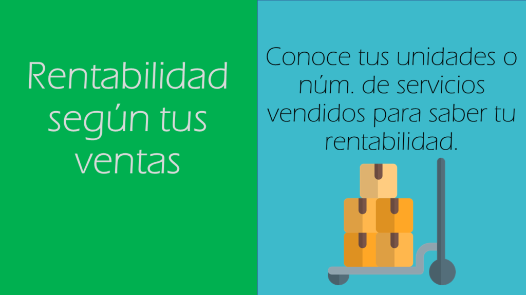 rentabilidad según tus ventas